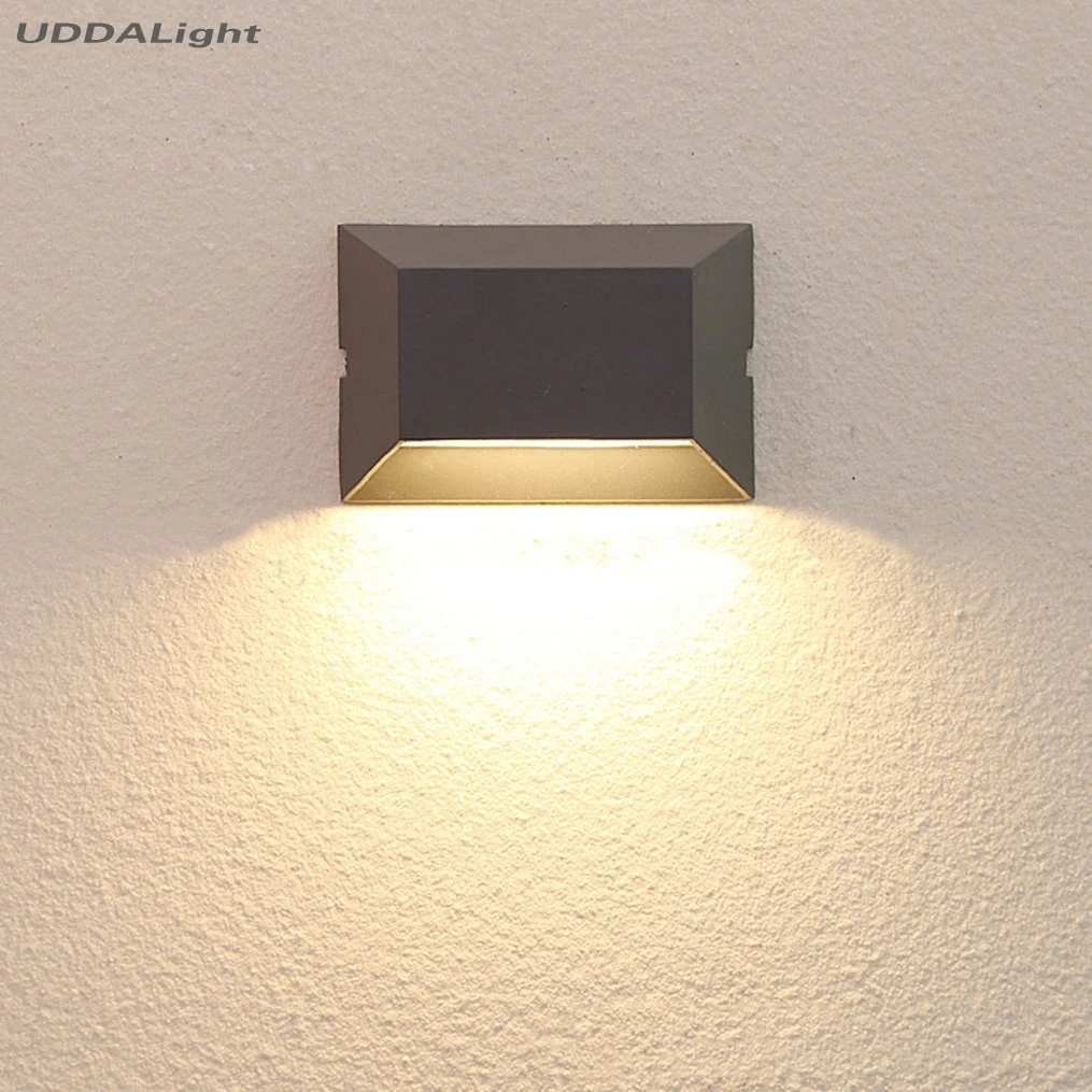 SMD 5W 150x100x60mm Уличный настенный ip65 5W SMD/COB светодиодный черный - Испускаемый цвет: SMD 5W 150x100x60mm