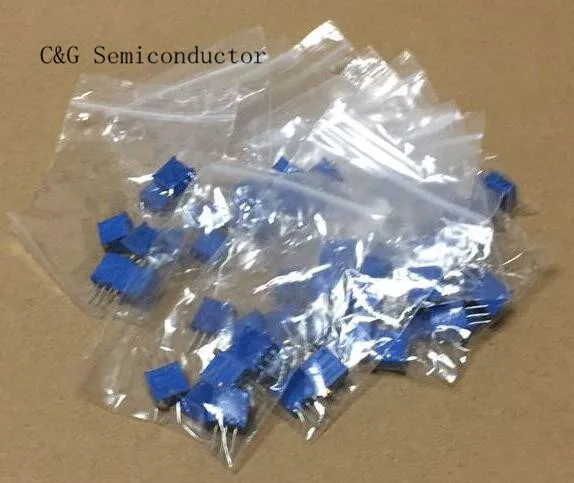 3296W Φ 100R 1M 13 ценностей x 2 шт. = 26 Φ|variable resistor|variable resistor assortedvariable assorted kit |
