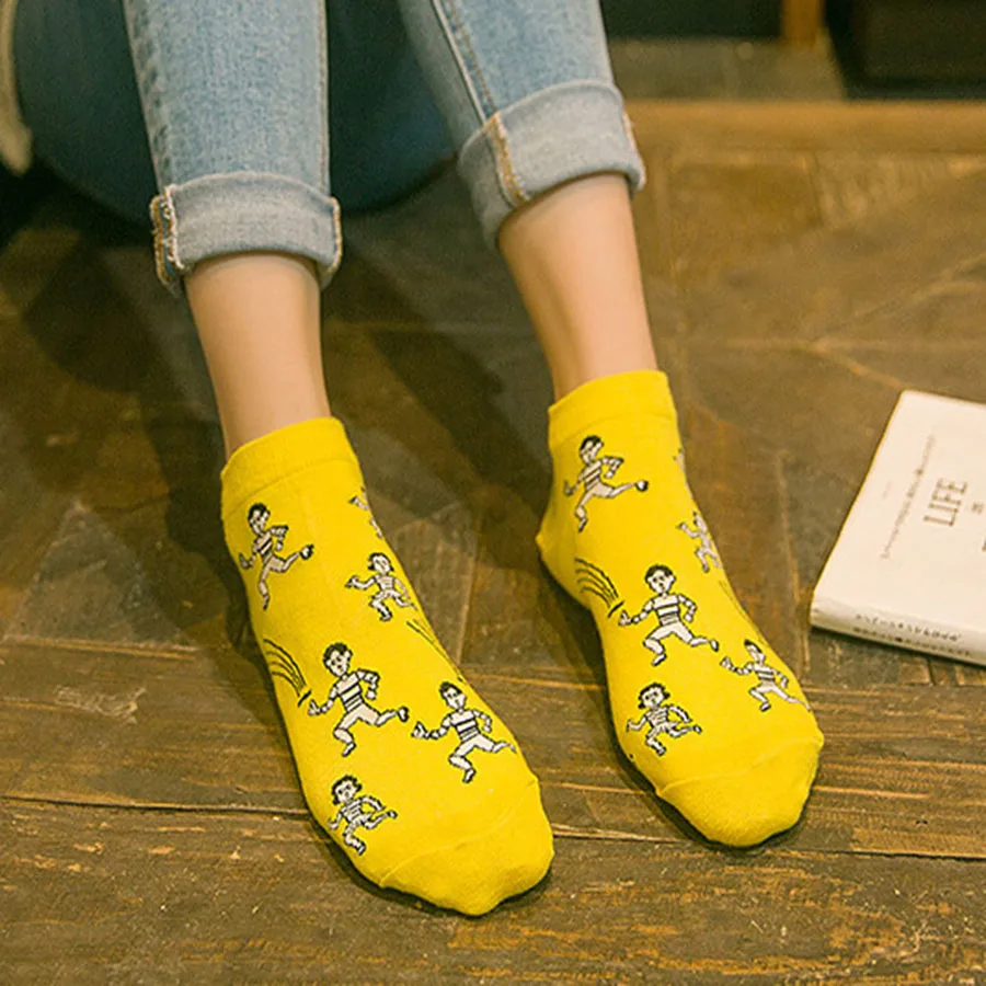 [COSPLACOOL] для мальчиков и девочек носки со смешным рисунком женские повседневные