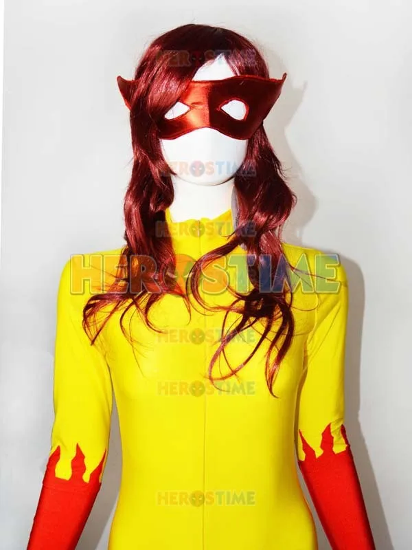 Костюм фейерстара Marvel Comics спандекс лайкра супергерой зентай