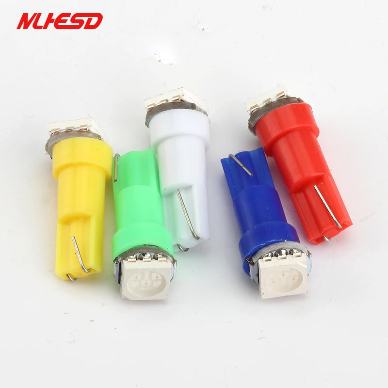 100 шт. Оптовая продажа Детское нижнее белье T5 светодиодный 5050 1SMD инструмент