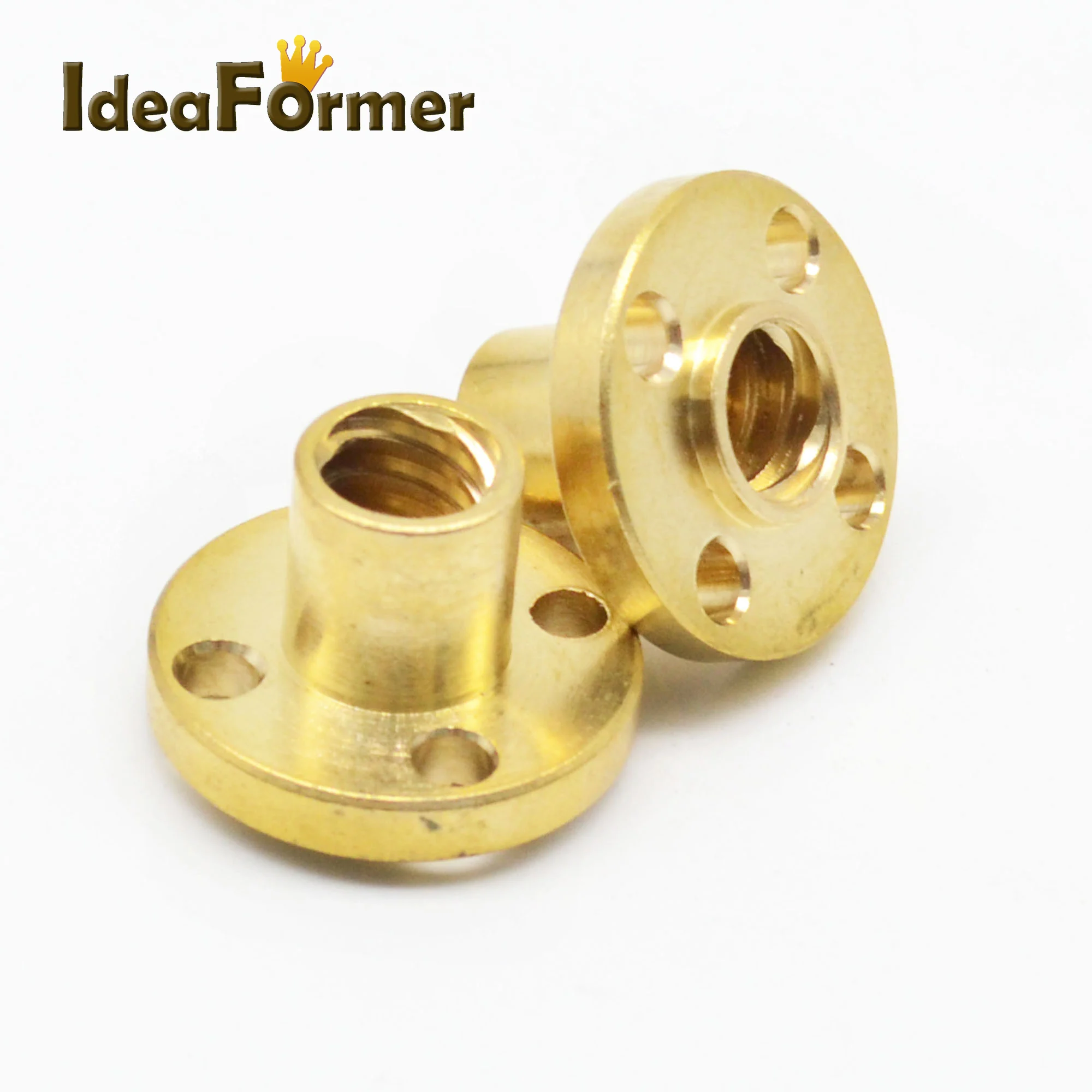 Запчасти для 3D принтера трапециевидный винт шпинделя с латунной медной гайкой T8 *