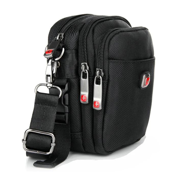 New Fashion 2015 Hot Sale Swiss Men Messenger Bags Original Design Oxford Water-proof Zipper Bag Men's Famous Brand Travel Bags