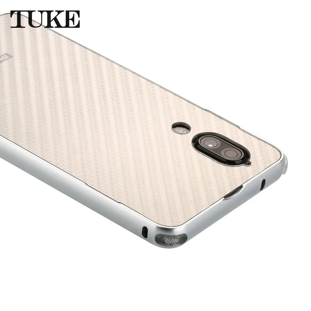 TUKE для SHARP AQUOS S2 Para Coque металлический алюминиевый бампер+ матовый чехол 2 в 1 из углеродного волокна для Xiaomi MI6 Funda