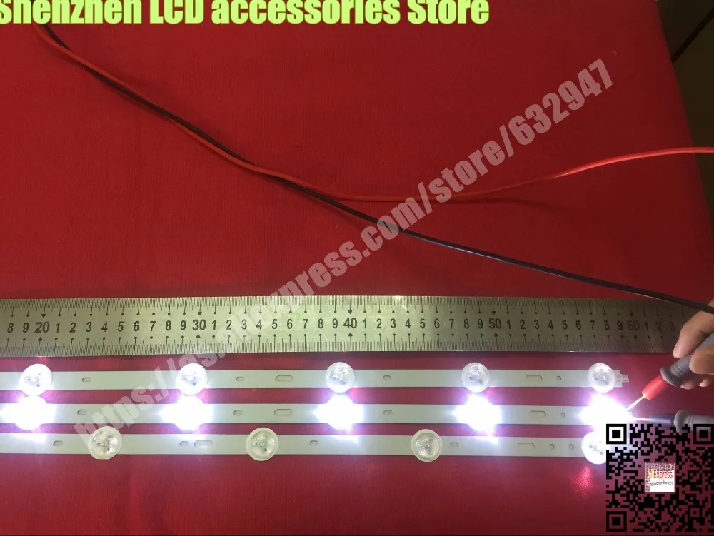 

6piece/lot FOR samsung 32 inch light screen SVS320AD7 SVS320AD7_6LED LTA320AP33 1piece=59CM (1set=4PCS 7LED +2PCS 6LED)