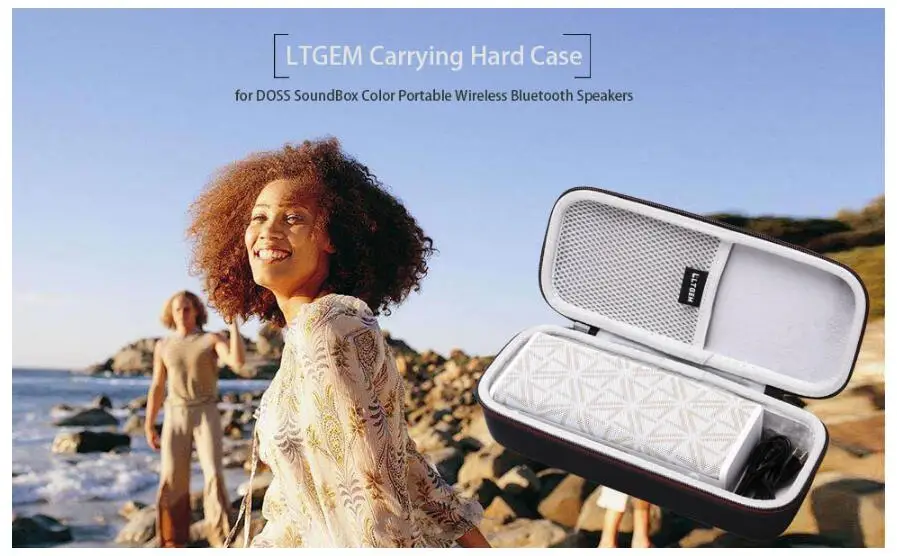 LTGEM EVA жесткий Дорожный Чехол для DOSS SoundBox цветной Портативный беспроводной Bluetooth колонки