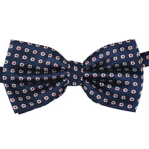 Мужской галстук бабочка конфетного цвета в горошек модный полиэстеровый