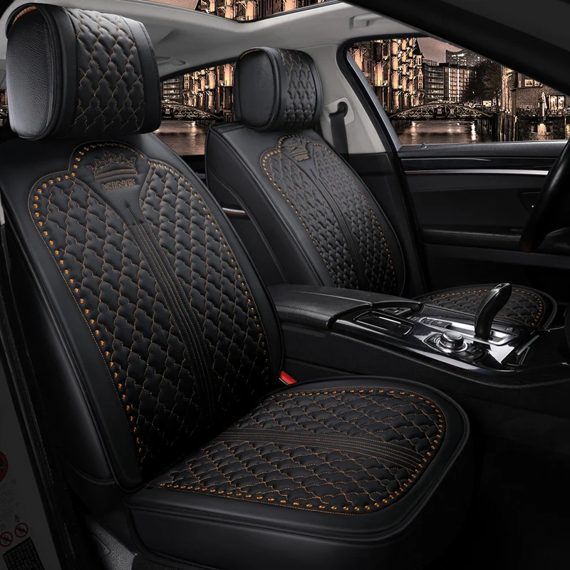 Универсальные чехлы для автомобильных сидений из искусственной кожи skoda Fabia Octavia