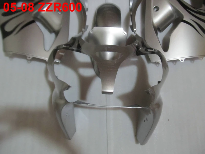 Литья под давлением Бесплатная 7 подарок комплект обтекателей для Kawasaki Ninja ZZR600 05 06