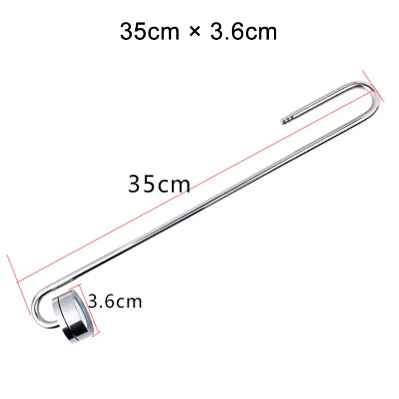 35cm x 3.6cm Аквариум ультра тонкий из нержавеющей стали CO2 диффузор отличная скорость растворения и CO2 диффузорный реактор нано уточнение керамический диск - Цвет: 35cm x 3.6cm