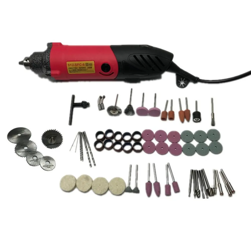 240 Вт шлифовальный станок 6 мм Универсальный патрон электрическая шлифовальная