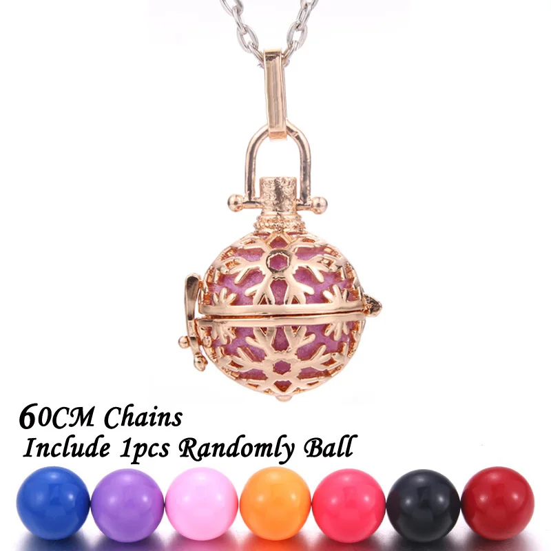 N2275-gold-yfq Новая Серебряная Золотая Мехико коробочка для колокольчика колье с кулоном в виде клетки медальон вызывающий Кулон хороший звук гармония мяч для беременных женщин подарок - Окраска металла: N2275-gold-yfq