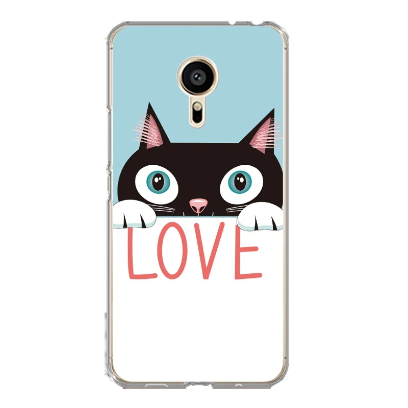 Rabbit Soft Clear TPU Phone Case For meilan MX6 pro6 U20 U10 A5 M5 M5S E E2 Cat Fox Strip Printed Shell Cute Cover Free Shipping | Мобильные