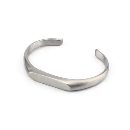 steel Винтажный браслет из нержавеющей стали для мужчин, титановая сталь, Тяжелый Браслет-манжета, браслеты и браслеты, мужские ювелирные изделия, pulseira masculina - Окраска металла: steel