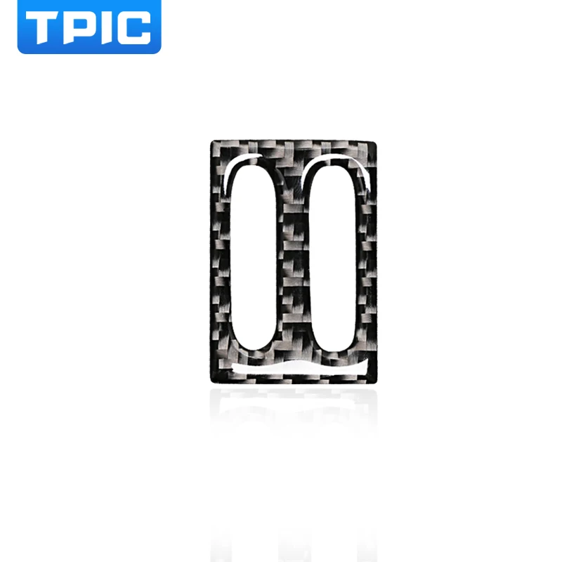 Аксессуары для салона автомобиля TPIC ручка из углеродного волокна выпускного