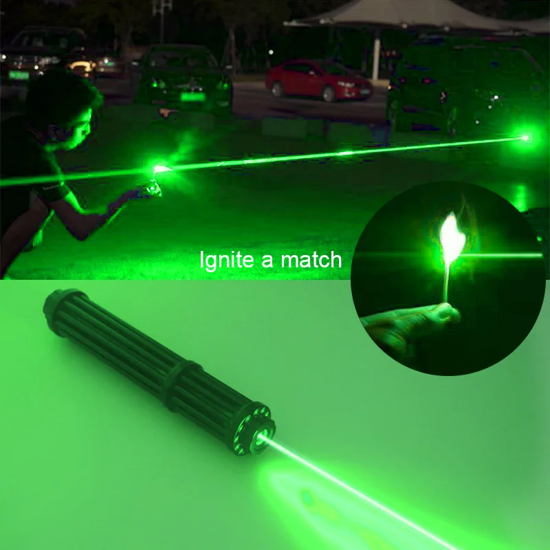 CWLASER мощный зеленый лазер 1 Вт 520нм фокусируемая Зеленая лазерная указка с