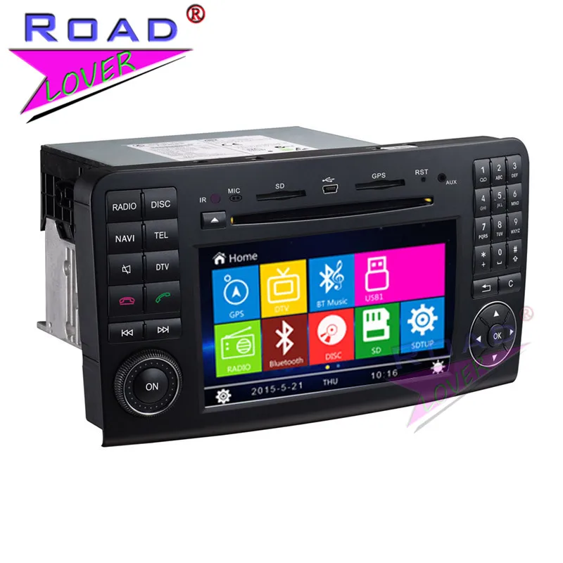 

Автомобильный DVD-плеер TOPNAVI Wince 6,0 2Din, автомобильное радио для ML-350-450 Benz ML Class ML350/ML300/ML4500 W164 2005-2013, стерео GPS-навигатор