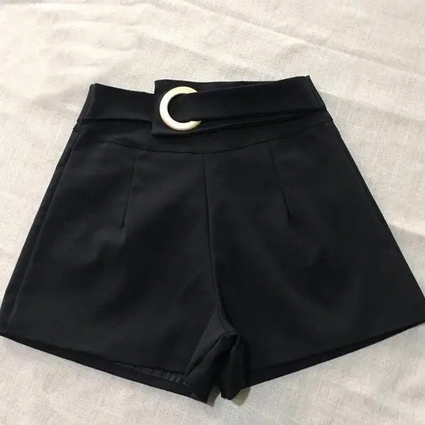 2019 Summer Wide Leg Shorts Women Short Pants Sexy High Waist Solid Elegant Ladies Feminino DC45 | Женская одежда