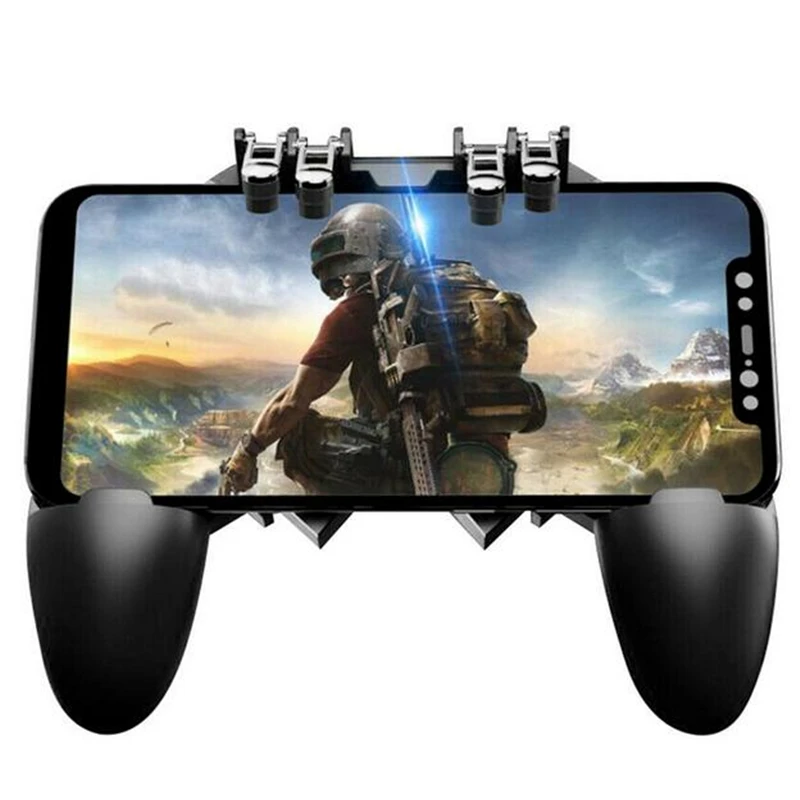 Игровой джойстик MOBA контроллер с кнопкой оборота геймпад для PUBG IOS Android 6 пальцев |