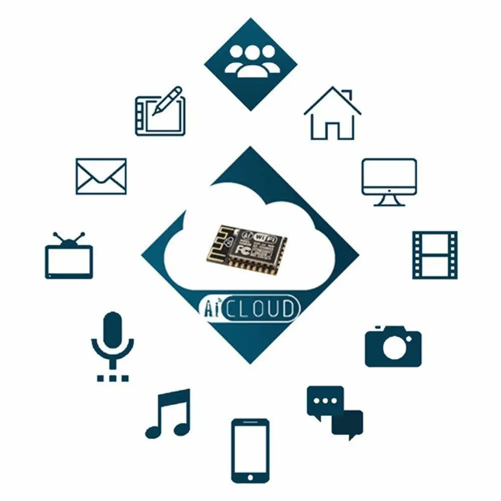 Плата последовательного модуля ESP8266 ESP 12E ESP12E Wi Fi для Arduino плата беспроводного