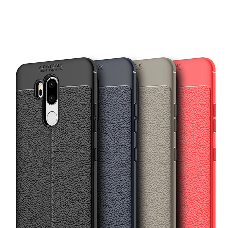 Личи шаблон Роскошный кожаный чехол накладка матовый для LG G6 G7 Pro V30 V30s плюс K8 2018 K10