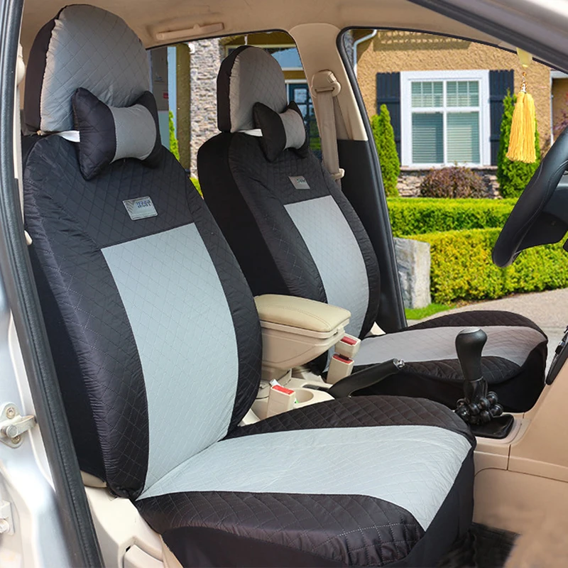 

(Front + Rear) Universal Car seat covers for for isuzu mu x car seat same structure interior seat covers auto sticker