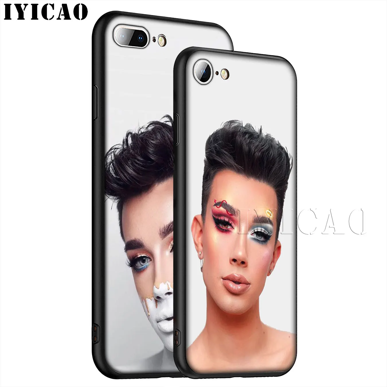 IYICAO James Charles X пустой холщовый Мягкий силиконовый чехол для телефона iPhone XR XS 11 Pro Max 6