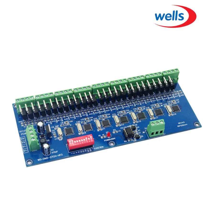 

High frequency 10KHZ HF 27 CH dmx512 decoder, 27CH DMX512 controller