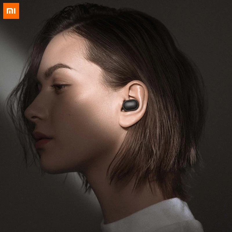 Xiaomi Redmi Airdots Wireless earphone Voice control Bluetooth 5.0 Noise reduction Tap Control With Mic Handsfree Original 100% |