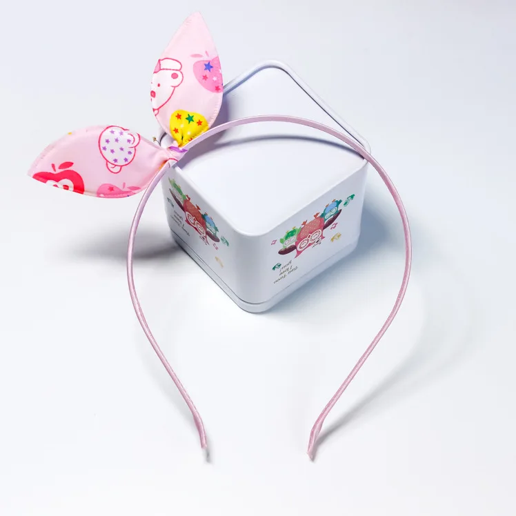 3 шт./лот милый однотонный ободок с кроличьими ушками Детская Красивая повязка со