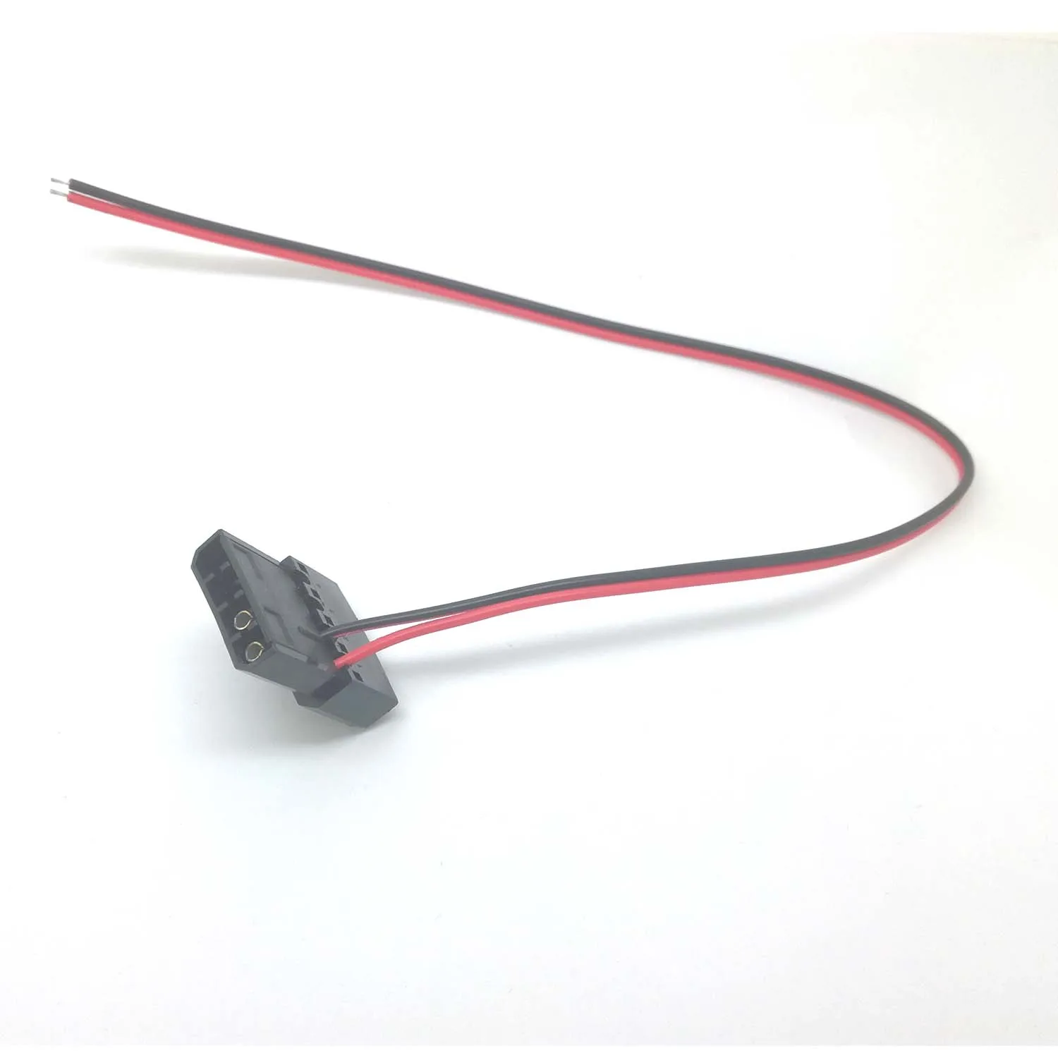 

4 pin 4PIN Molex to 2pin 2 pin DC Power cable cord adapter 2V/3A for LED SMD PC box 30cm