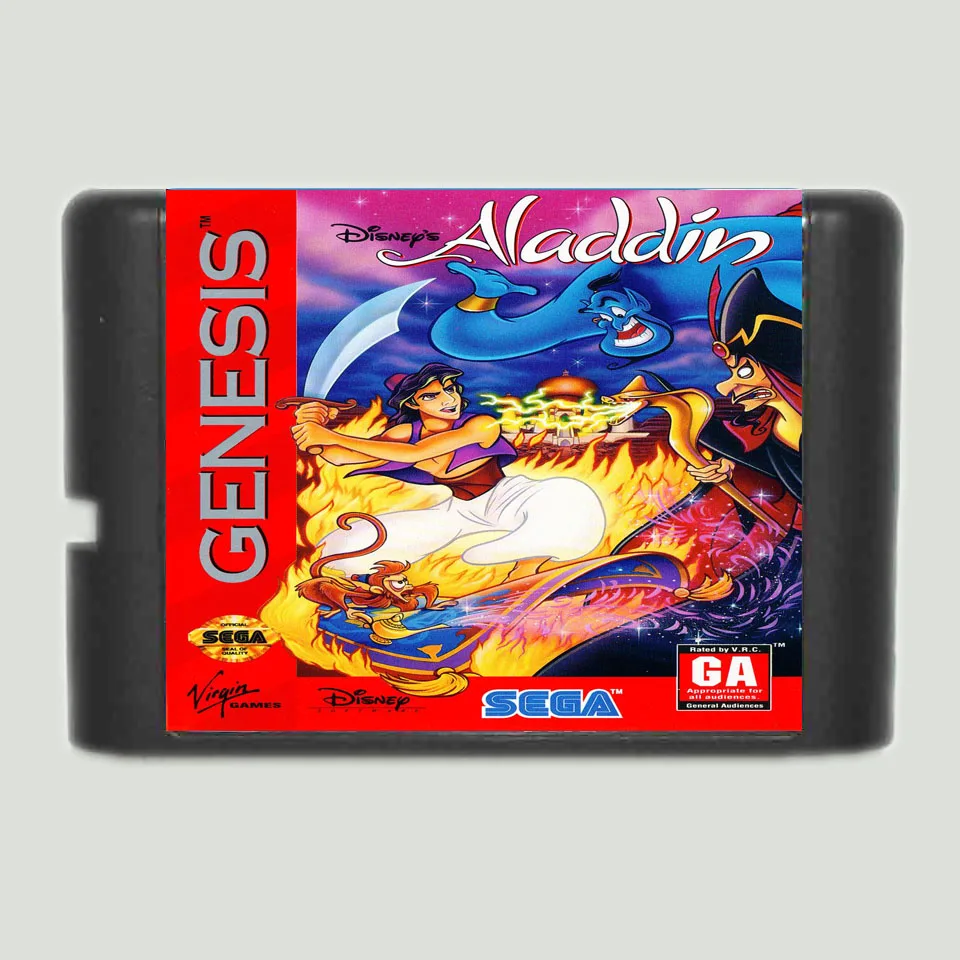 Аладдин 16 бит игровая карта для sega Mega Drive и sega Genesis