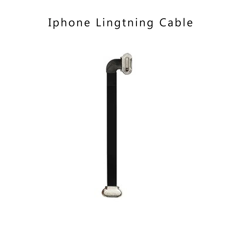 Черный Zhiyun smooth 4 аксессуары зарядный кабель 75 мм бесшовный для lightning iphone 6 7 8 X XS XR android type c Feiyutech vimble 2 - Цвет: Черный