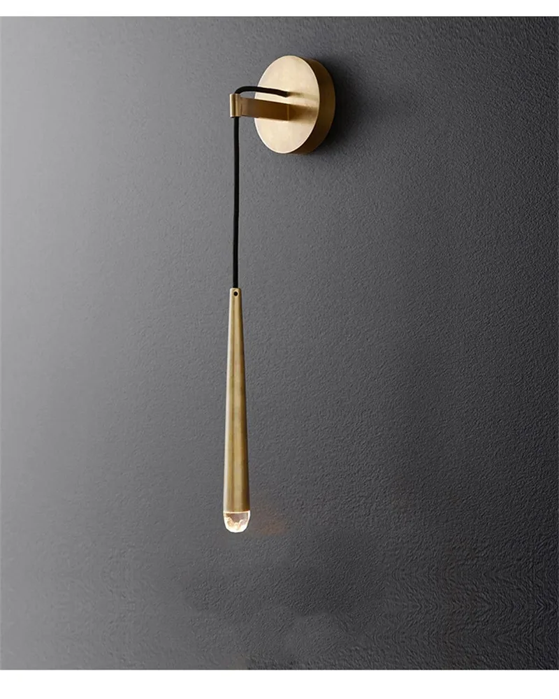 

Luxury Copper Chandelier Cable Chandelier Lighting RH Loft Led Suspension lamp For Living Room Home Lustre Handing Lamp CA003