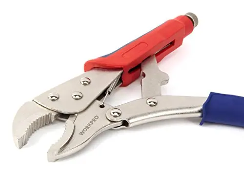Клещи с блокировкой WORKPRO набор из 3 шт(10" изогнутый зажим, 7" изогнутый зажим, 6,5"прямой зажим