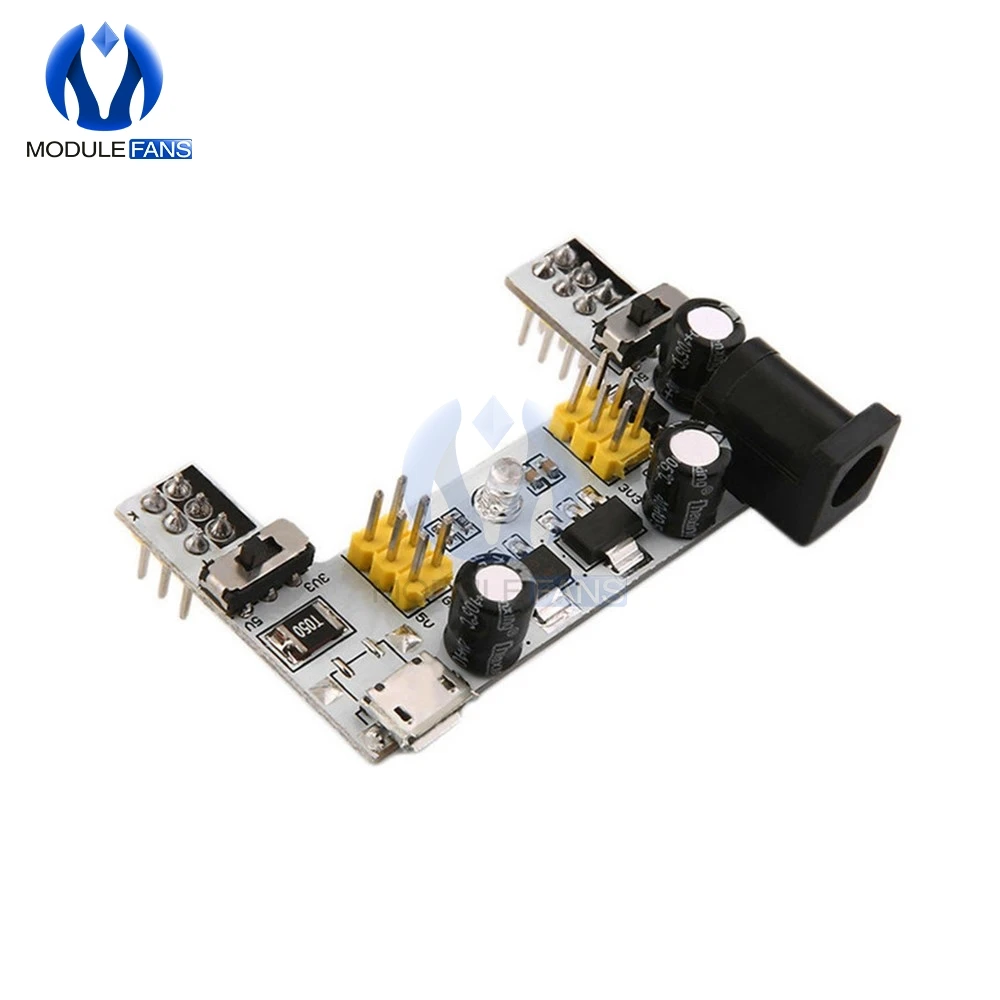 MB102 Micro USB Интерфейс макет Питание модуль MB 102 для Arduino белого цвета доступен в 5V 3 V 2