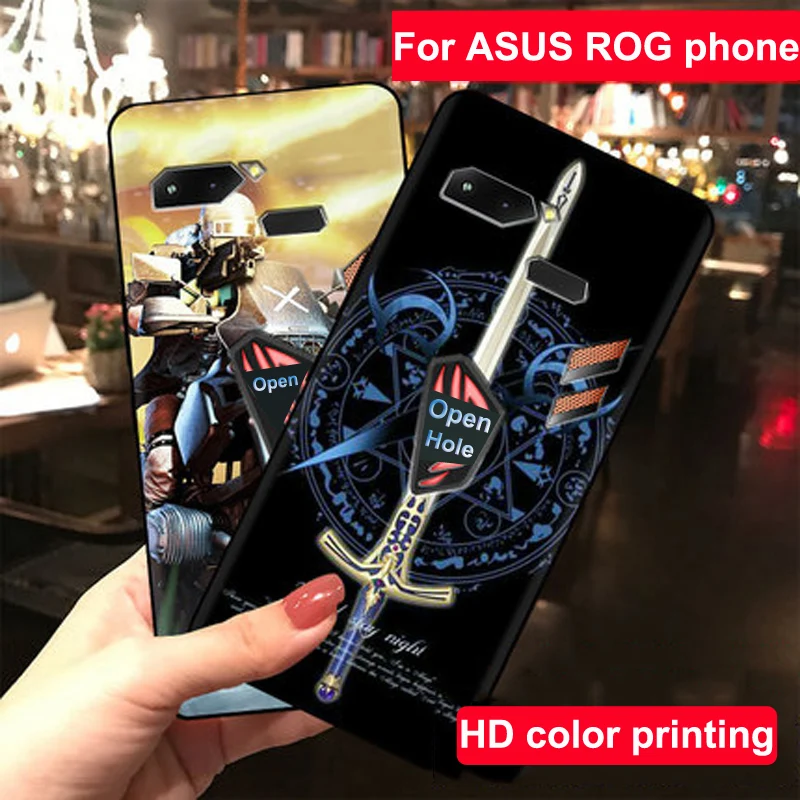 Для asus ROG чехол для телефона ZS600KL крутая игра интересный Мягкий Силиконовый ТПУ защитный Lite asus rog телефон Тонкий чехол тонкие чехлы