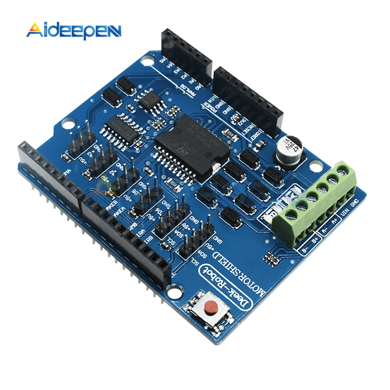 Щит двигателя L298P L298 драйвер постоянного тока R3 модуль спиральной платы 2 А