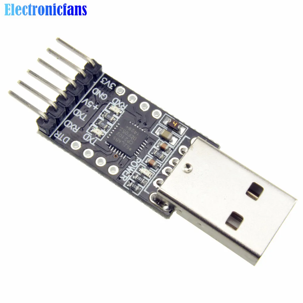 5 шт./лот CP2102 USB 2 0-TTL UART модуль 6-контактный последовательный преобразователь STC