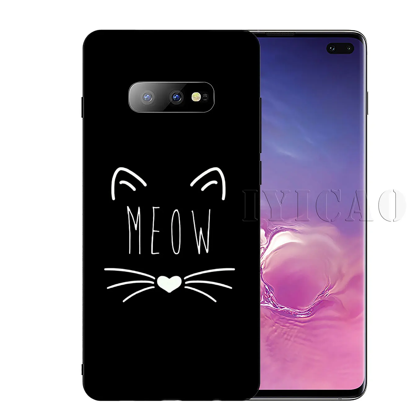 IYICAO тигр лев Король Мягкий силиконовый чехол для телефона Samsung Galaxy S10 S9 S8 Plus S6 S7 Edge