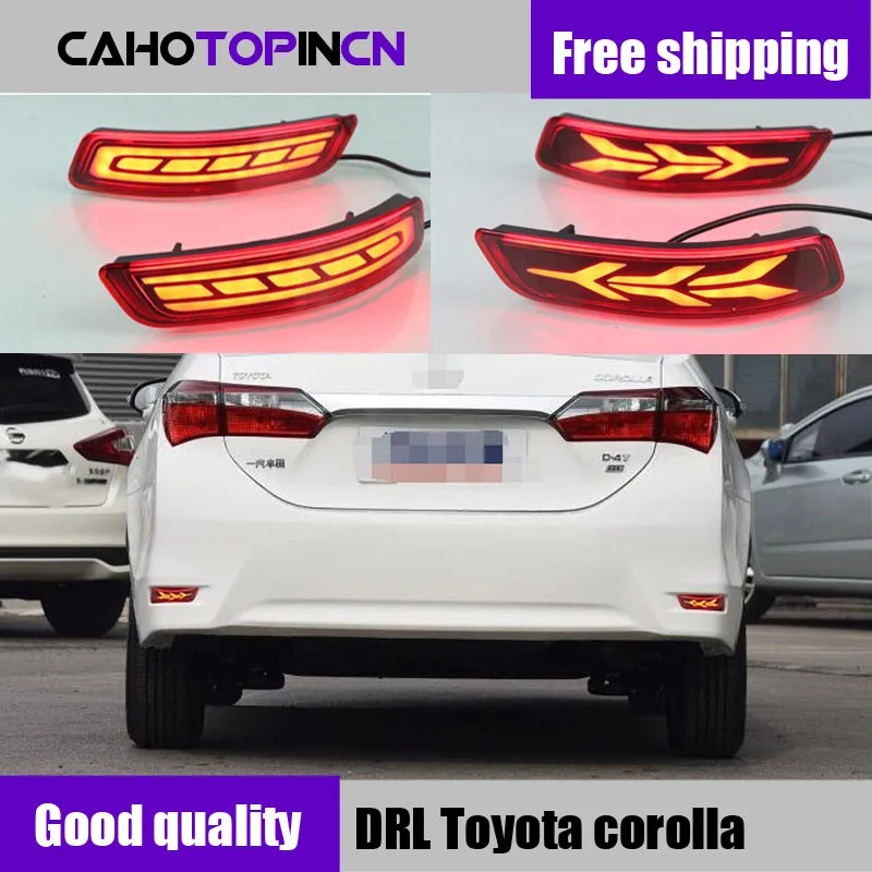 Для Toyota Corolla Altis 2014 2018 Многофункциональный Автомобильный светодиодный задний