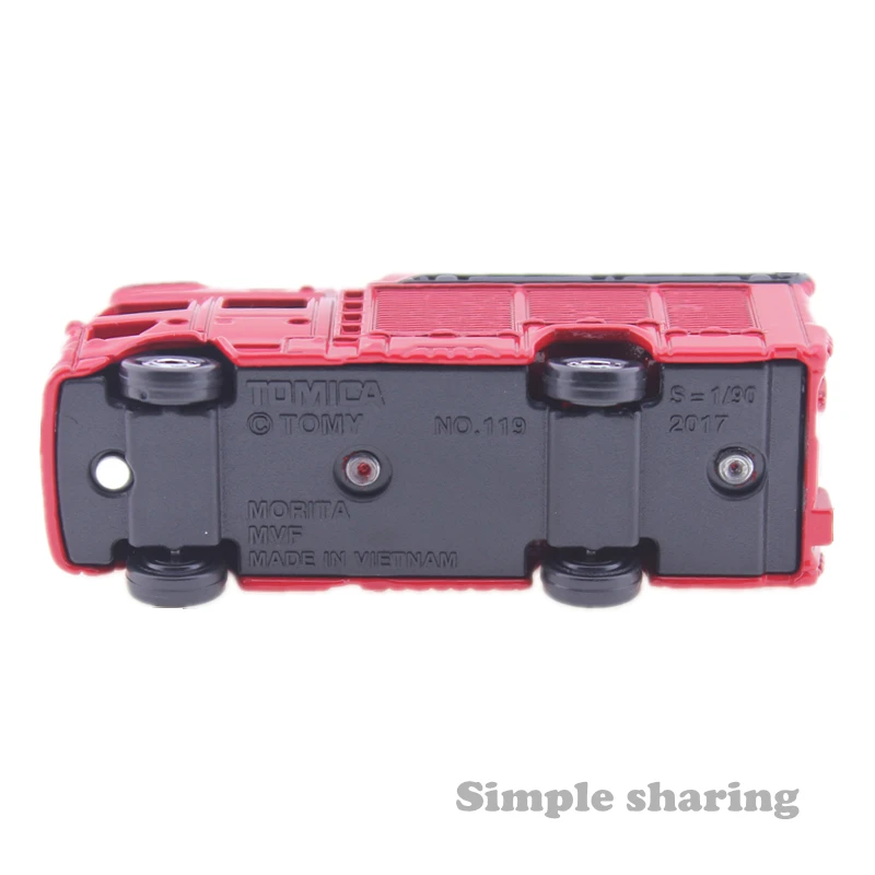 Takara Tomy Tomica No.119 Morita многоцелевой противопожарный автомобиль белая воздушная
