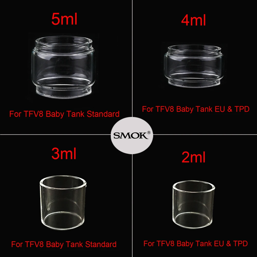 Оригинальный испаритель SMOK TFV8 Baby Beast 3 мл топ-наполнение Регулируемый воздушный
