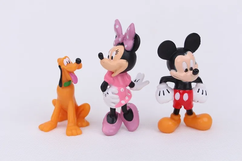 6 шт./компл. для детей Микки и Минни Маус Дональд Дак мультфильм фигурку Childre'S
