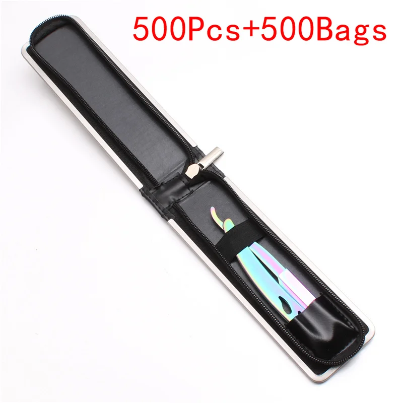 C6102 Cai 500Y2 500 шт. 14x2 см гравировка Мужская прямая Опасная бритва stainlessll бритва складной нож для бритья Инструменты для удаления волос лезвие C6102 - Цвет: C6102 Cai 500Y2