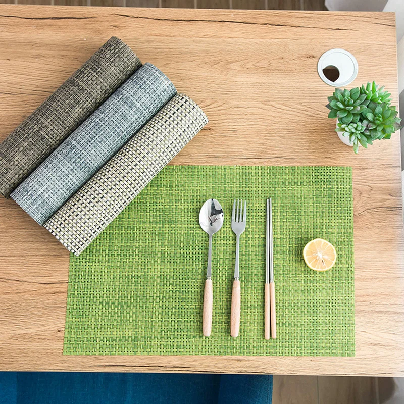 Рождественский Настольный коврик современный стиль посуда коврики ПВХ