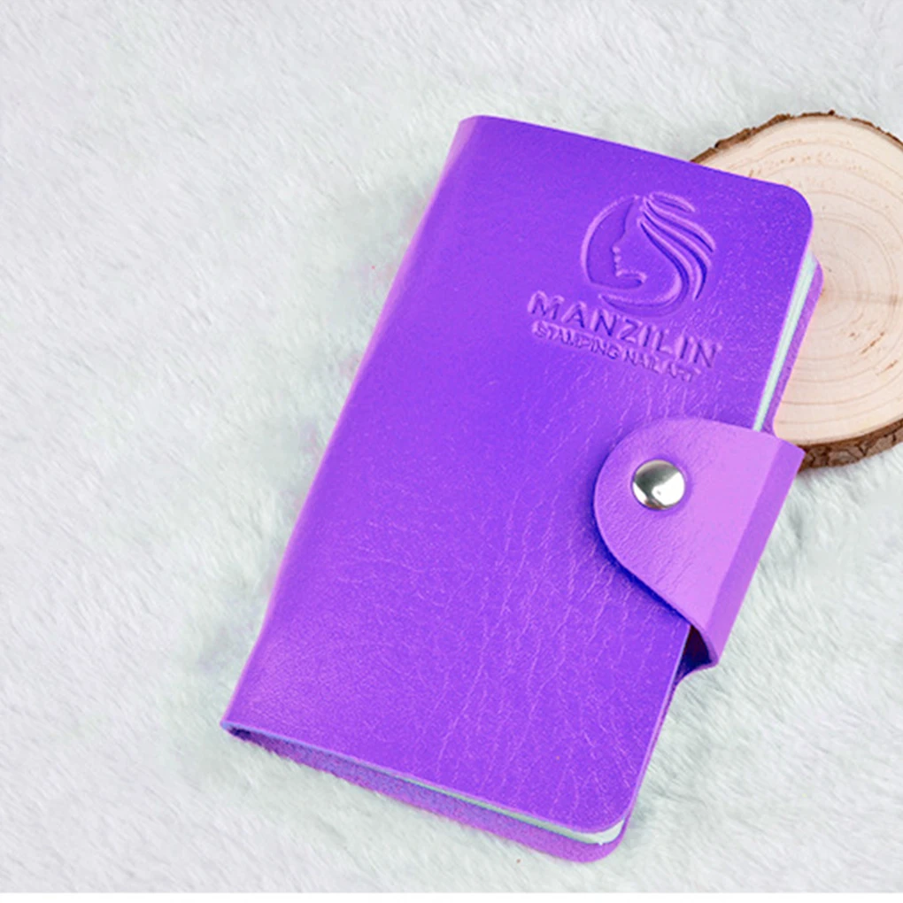 1 шт. 24 слота держатель для штамповки пластинки ногтей чехол сумка хранения