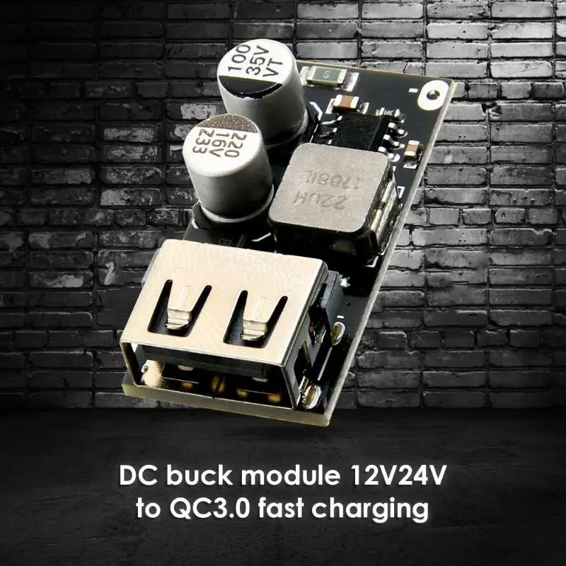 Новый USB DC-DC понижающий преобразователь зарядная плата светодиодный питания
