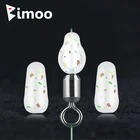 Bimoo 30 шт. силикагель длинный цилиндр мягкие бобы поплавок снаряжение рыболовное космическая пробка для бобов Карп Рыбалка Морская Рыбалка Аксессуары