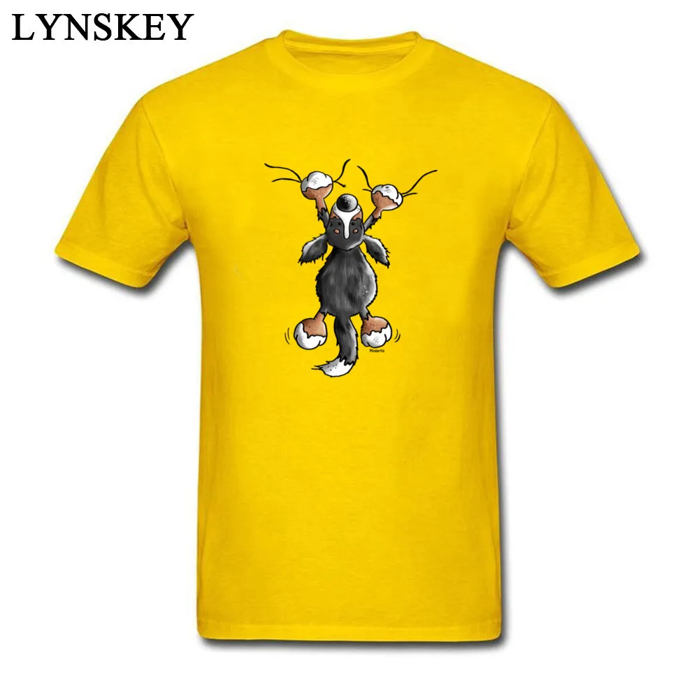 Sweet Bernese Mountain Dog Design T Shirt Man Cotton Tees Shirts Breathable Fabric Cartoon Customized Funny | Мужская одежда